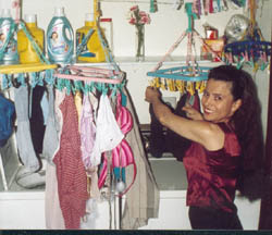 Load up as you unload your washer.